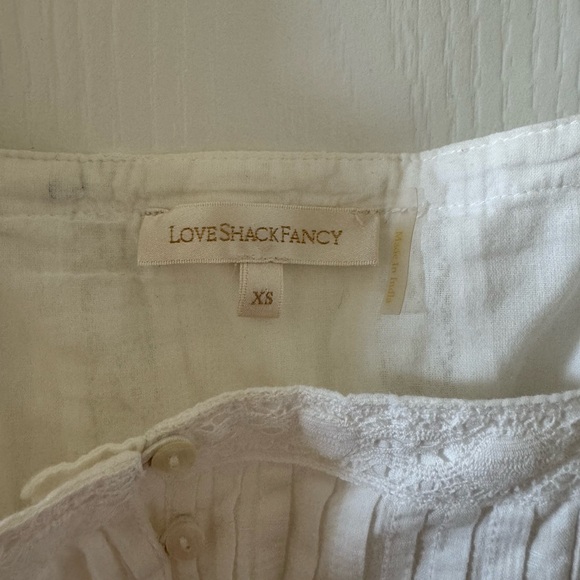 Loveshackfancy Mini White Dress - Picture 3 of 4